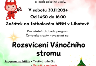 Čertovská stezka a Rozsvícení Vánočního stromu